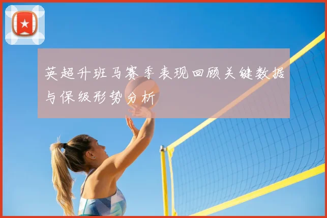 英超升班马赛季表现回顾关键数据与保级形势分析